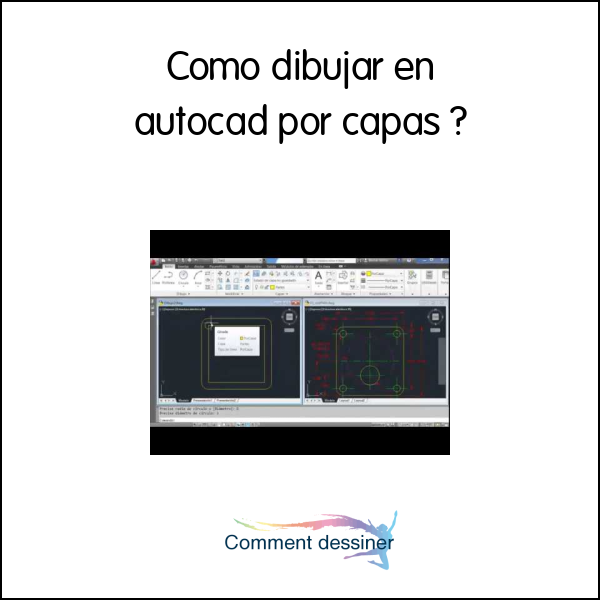 Como dibujar en autocad por capas